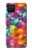 S3477 抽象的なダイヤモンドパターン Abstract Diamond Pattern Samsung Galaxy A12 バックケース、フリップケース・カバー
