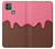 S3754 ストロベリーアイスクリームコーン Strawberry Ice Cream Cone Motorola Moto G9 Power バックケース、フリップケース・カバー
