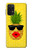 S2443 楽しい パイナップルサングラス 接吻 Funny Pineapple Sunglasses Kiss Samsung Galaxy A32 5G バックケース、フリップケース・カバー