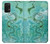 S2653 ドラゴングリーンターコイズストーングラフィックプリント Chinese Dragon Green Turquoise Stone Graphic Printed Samsung Galaxy A32 5G バックケース、フリップケース・カバー