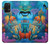 S3227 水中の世界の漫画 Underwater World Cartoon Samsung Galaxy A32 5G バックケース、フリップケース・カバー