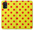 S3526 赤い水玉 Red Spot Polka Dot Samsung Galaxy A32 5G バックケース、フリップケース・カバー