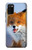 S0417 狐 Fox Samsung Galaxy A02s, Galaxy M02s バックケース、フリップケース・カバー
