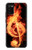 S0493 音楽ノート火災 Music Note Burn Samsung Galaxy A02s, Galaxy M02s バックケース、フリップケース・カバー