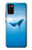 S0843 シロナガスクジラ Blue Whale Samsung Galaxy A02s, Galaxy M02s バックケース、フリップケース・カバー
