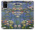 S0997 クロード・モネ 睡蓮 Claude Monet Water Lilies Samsung Galaxy A02s, Galaxy M02s バックケース、フリップケース・カバー