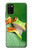 S1047 小さなカエル Little Frog Samsung Galaxy A02s, Galaxy M02s バックケース、フリップケース・カバー