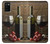 S1316 ブドウのボトルと赤ワインのグラス Grapes Bottle and Glass of Red Wine Samsung Galaxy A02s, Galaxy M02s バックケース、フリップケース・カバー
