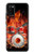 S1431 スカル ドラム ファイア ロック音楽 Skull Drum Fire Rock Samsung Galaxy A02s, Galaxy M02s バックケース、フリップケース・カバー