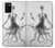 S1432 頭蓋骨のタコのX線 Skull Octopus X-ray Samsung Galaxy A02s, Galaxy M02s バックケース、フリップケース・カバー