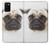 S1852 パグ犬 Pug Dog Samsung Galaxy A02s, Galaxy M02s バックケース、フリップケース・カバー