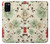 S2179 ヴィンテージ花のパターン Flower Floral Vintage Art Pattern Samsung Galaxy A02s, Galaxy M02s バックケース、フリップケース・カバー