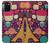 S2353 パリ漫画ヴィンテージのパターン Paris Cartoon Vintage Pattern Samsung Galaxy A02s, Galaxy M02s バックケース、フリップケース・カバー