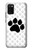 S2355 動物ポウあしあと Paw Foot Print Samsung Galaxy A02s, Galaxy M02s バックケース、フリップケース・カバー