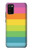 S2363 レインボー柄 Rainbow Pattern Samsung Galaxy A02s, Galaxy M02s バックケース、フリップケース・カバー