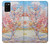 S2450 ブロッサムピンクピーチツリー フィンセント・ファン・ゴッホ Van Gogh Peach Tree Blossom Samsung Galaxy A02s, Galaxy M02s バックケース、フリップケース・カバー