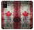 S2490 カナダメープルリーフ旗 Canada Maple Leaf Flag Texture Samsung Galaxy A02s, Galaxy M02s バックケース、フリップケース・カバー