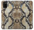 S2703 スネークスキンテクスチャグラフィックプリント Snake Skin Texture Graphic Printed Samsung Galaxy A02s, Galaxy M02s バックケース、フリップケース・カバー