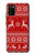 S2835 クリスマス トナカイ パターン Christmas Reindeer Knitted Pattern Samsung Galaxy A02s, Galaxy M02s バックケース、フリップケース・カバー