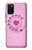 S2847 ピンクロータリー電話 Pink Retro Rotary Phone Samsung Galaxy A02s, Galaxy M02s バックケース、フリップケース・カバー