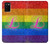 S2900 レインボーLGBTレズビアンプライド旗 Rainbow LGBT Lesbian Pride Flag Samsung Galaxy A02s, Galaxy M02s バックケース、フリップケース・カバー