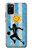 S2977 アルゼンチンサッカー Argentina Football Soccer Flag Samsung Galaxy A02s, Galaxy M02s バックケース、フリップケース・カバー