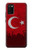 S2991 七面鳥サッカー Turkey Football Soccer Flag Samsung Galaxy A02s, Galaxy M02s バックケース、フリップケース・カバー