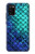 S3047 緑人魚のスケール Green Mermaid Fish Scale Samsung Galaxy A02s, Galaxy M02s バックケース、フリップケース・カバー
