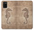 S3214 タツノオトシゴスケルトン化石 Seahorse Skeleton Fossil Samsung Galaxy A02s, Galaxy M02s バックケース、フリップケース・カバー