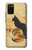 S3229 ヴィンテージ猫ポスター Vintage Cat Poster Samsung Galaxy A02s, Galaxy M02s バックケース、フリップケース・カバー