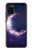 S3324 彎月・月・ギャラクシー Crescent Moon Galaxy Samsung Galaxy A02s, Galaxy M02s バックケース、フリップケース・カバー