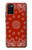 S3355 赤バンダナパターン Bandana Red Pattern Samsung Galaxy A02s, Galaxy M02s バックケース、フリップケース・カバー