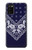 S3357 ネイビーブルーバンダナパターン Navy Blue Bandana Pattern Samsung Galaxy A02s, Galaxy M02s バックケース、フリップケース・カバー
