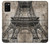 S3416 エッフェル塔の設計図 Eiffel Tower Blueprint Samsung Galaxy A02s, Galaxy M02s バックケース、フリップケース・カバー