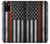 S3472 消防士細い赤線旗 Firefighter Thin Red Line Flag Samsung Galaxy A02s, Galaxy M02s バックケース、フリップケース・カバー