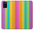S3678 カラフルなレインボーバーティカル Colorful Rainbow Vertical Samsung Galaxy A02s, Galaxy M02s バックケース、フリップケース・カバー