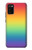 S3698 LGBTグラデーションプライドフラグ LGBT Gradient Pride Flag Samsung Galaxy A02s, Galaxy M02s バックケース、フリップケース・カバー