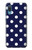 S3533 ブルーの水玉 Blue Polka Dot Samsung Galaxy A04, Galaxy A02, M02 バックケース、フリップケース・カバー