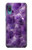 S3713 パープルクォーツアメジストグラフィックプリント Purple Quartz Amethyst Graphic Printed Samsung Galaxy A04, Galaxy A02, M02 バックケース、フリップケース・カバー