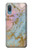 S3717 ローズゴールドブルーパステル大理石グラフィックプリント Rose Gold Blue Pastel Marble Graphic Printed Samsung Galaxy A04, Galaxy A02, M02 バックケース、フリップケース・カバー