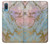 S3717 ローズゴールドブルーパステル大理石グラフィックプリント Rose Gold Blue Pastel Marble Graphic Printed Samsung Galaxy A04, Galaxy A02, M02 バックケース、フリップケース・カバー