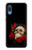 S3753 ダークゴシックゴススカルローズ Dark Gothic Goth Skull Roses Samsung Galaxy A04, Galaxy A02, M02 バックケース、フリップケース・カバー