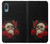 S3753 ダークゴシックゴススカルローズ Dark Gothic Goth Skull Roses Samsung Galaxy A04, Galaxy A02, M02 バックケース、フリップケース・カバー