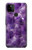 S3713 パープルクォーツアメジストグラフィックプリント Purple Quartz Amethyst Graphic Printed Google Pixel 5A 5G バックケース、フリップケース・カバー