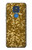 S3388 ゴールドラメグラフィックプリント Gold Glitter Graphic Print Motorola Moto G Play (2021) バックケース、フリップケース・カバー