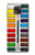 S3243 水彩絵の具セット Watercolor Paint Set Motorola Moto G Power (2021) バックケース、フリップケース・カバー