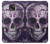 S3582 紫の頭蓋骨 Purple Sugar Skull Motorola Moto G Power (2021) バックケース、フリップケース・カバー