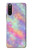 S3706 パステルレインボーギャラクシーピンクスカイ Pastel Rainbow Galaxy Pink Sky Sony Xperia 10 III バックケース、フリップケース・カバー