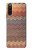 S3752 ジグザグ生地パターングラフィックプリント Zigzag Fabric Pattern Graphic Printed Sony Xperia 10 III バックケース、フリップケース・カバー