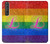 S2900 レインボーLGBTレズビアンプライド旗 Rainbow LGBT Lesbian Pride Flag Sony Xperia 1 III バックケース、フリップケース・カバー